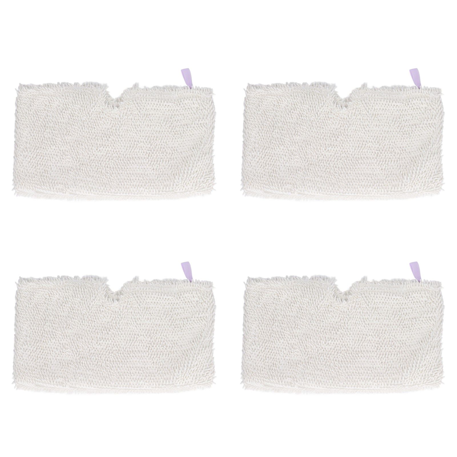 4Pcs Microfiber Mop Pads Replacement Steaming Mop Pads for Shark S3901 S3500 S3501