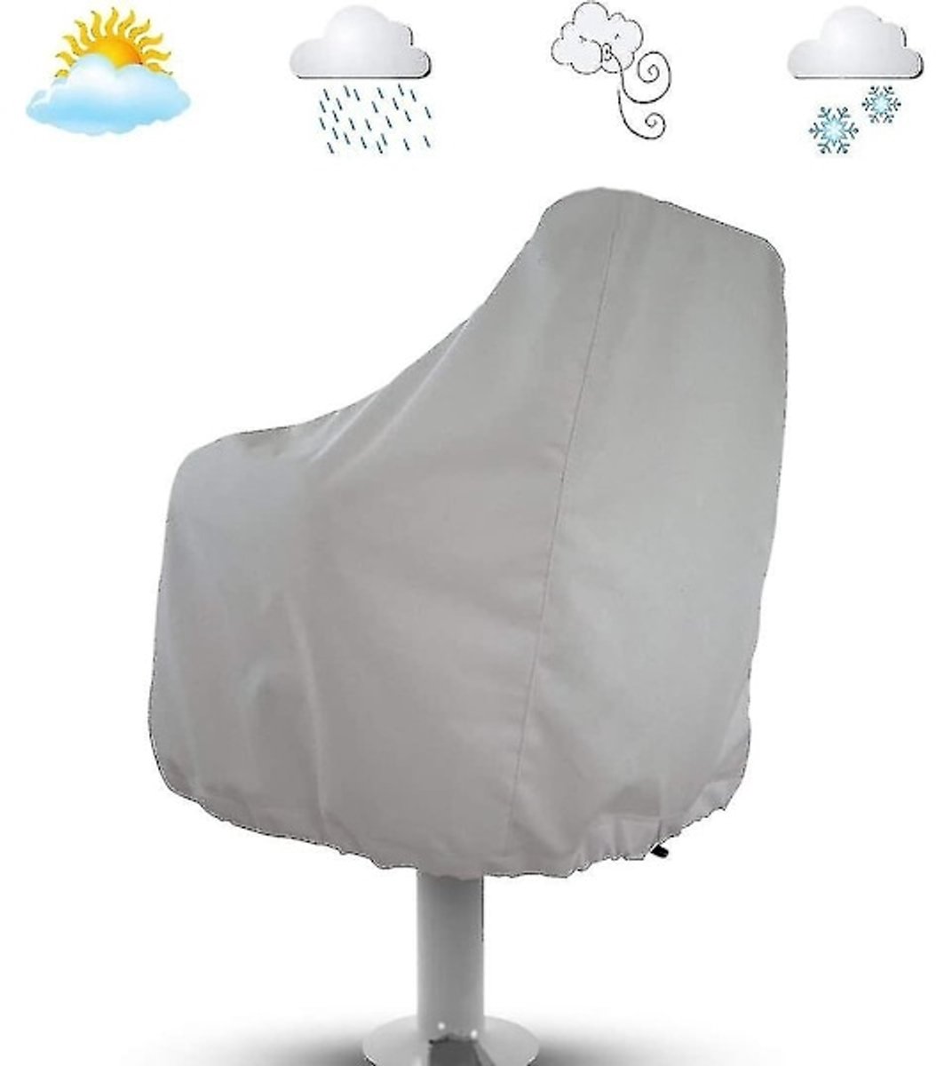 Seat Covers - Waterproof Outdoor Seat Covers for Pontoon Boats, Captain's Chairs - Oxford Fabric Seat Covers for Driver's Seat - 2-Pack — image 5