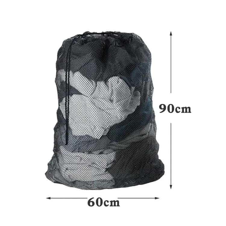 1-Pack Large Laundry Travel Bag, 60x90 cm, Black — image 3