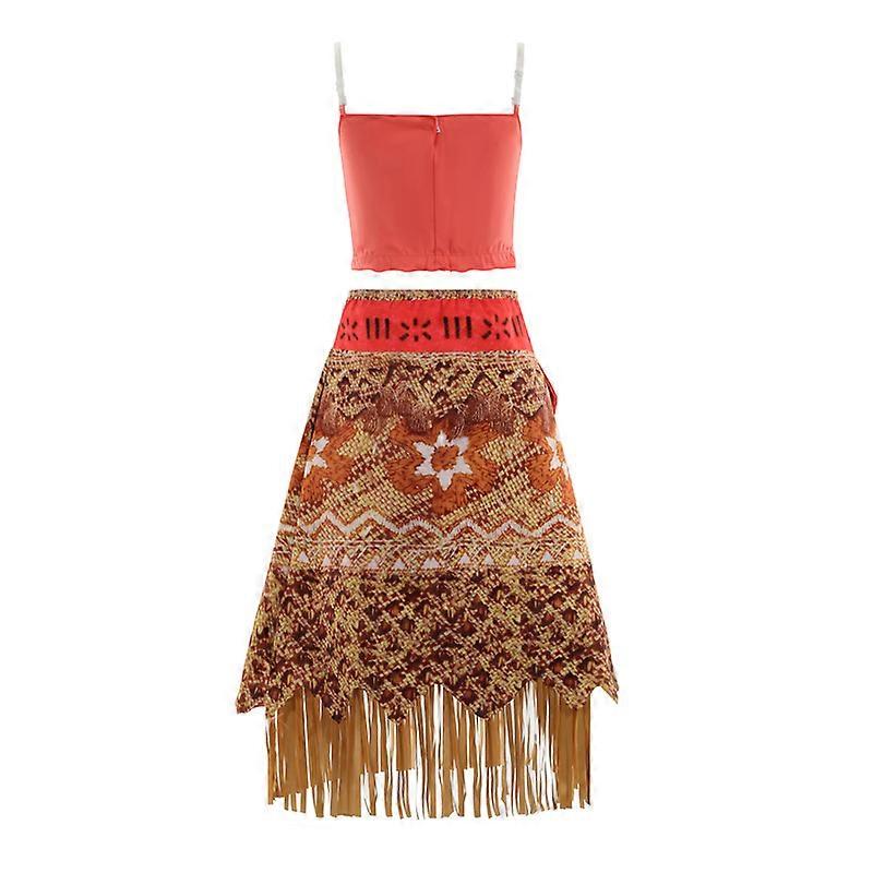 Vaiana Cosplay for Girls Halloween Masquerade Carnival Party Costume With accessories 110 — image 3