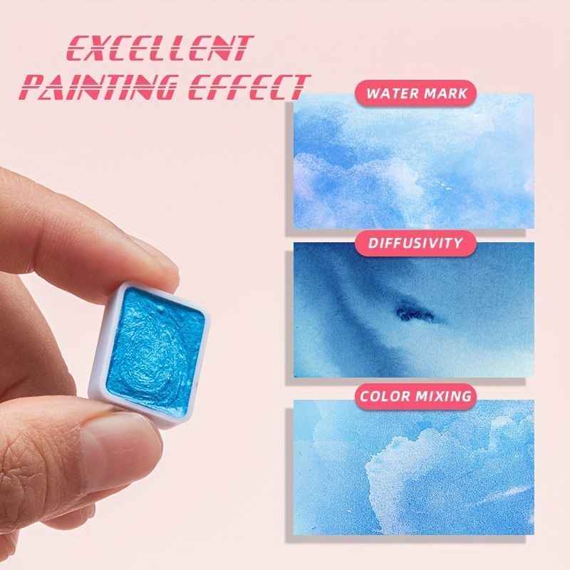 88 Color Watercolor Solid Watercolor Paint Portable Watercolor Set Watercolor - Multi-color - Size 48 colors โ image 4