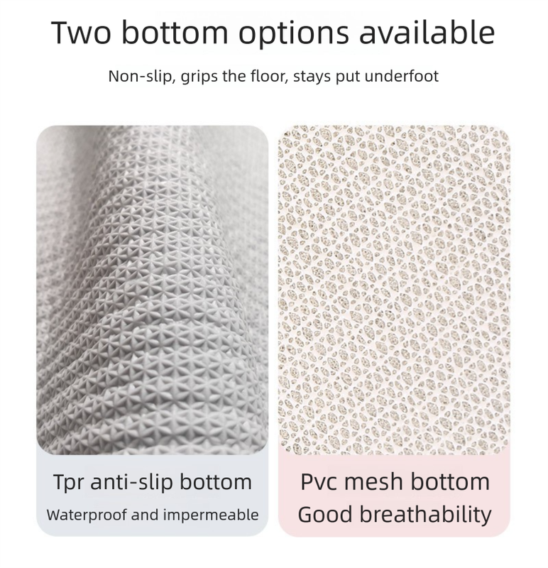 Brown Thickened Chenille Bathroom Floor Mat 50x80cm Super Absorbent Non-Slip TPR Backing Rug for Shower Entrance and Washroom Soft Comfort for Local Households — image 2