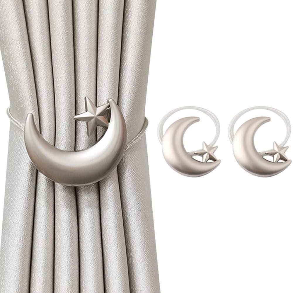 2 pcs Magnetic Curtain Ties Clips for Attachment and Fixation, Decorative and Practical
