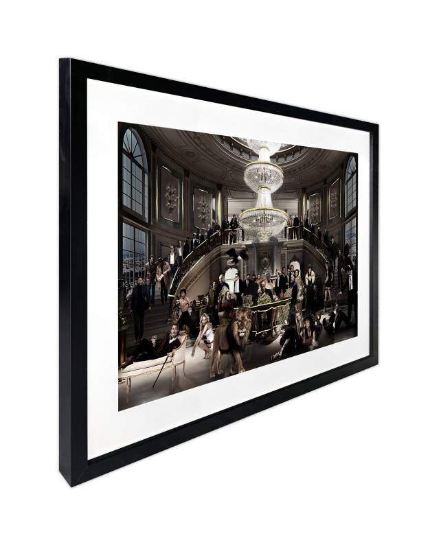 Welcome To The Party Artwork Framed W Glass Front 80x60cm — image 3