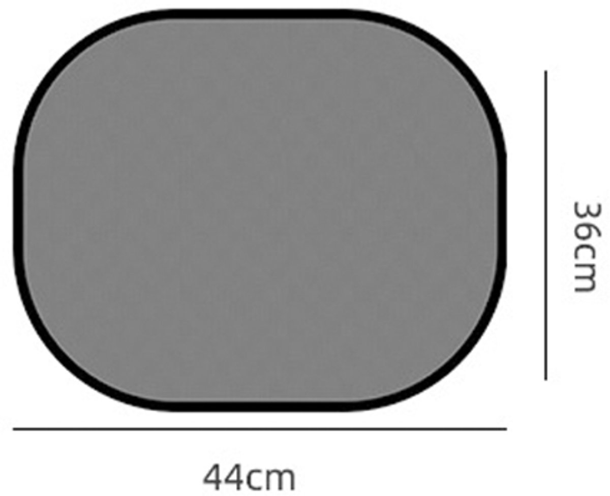 Car Side Window Sunshade - 2 Pieces - UV Protection - Car Sunshade for Baby & Child - Car Window Sun Protection - Car Sunshade - Car Accessories - Universal — image 4