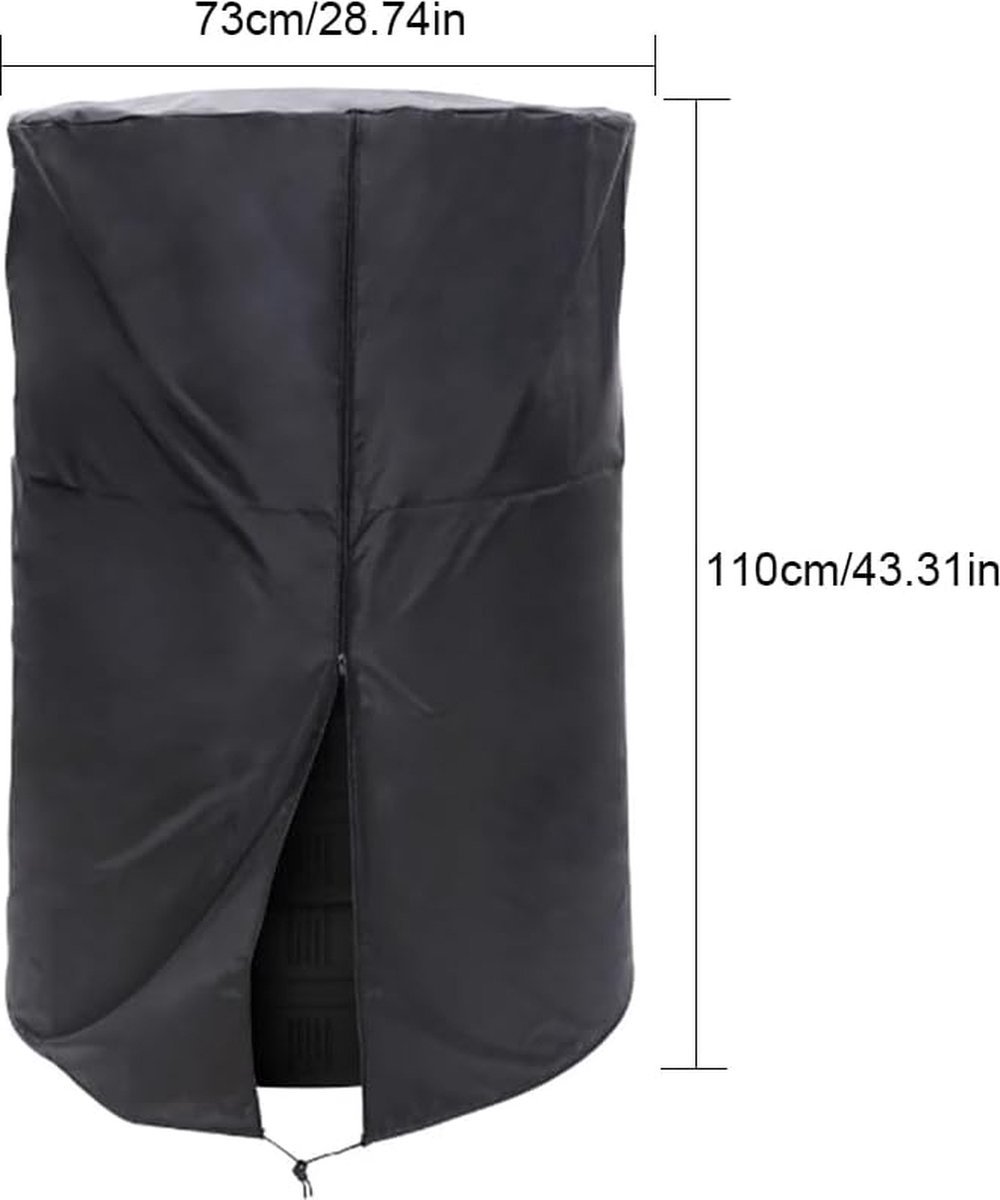 Tire cover - 1 piece - For 4 tires - Tire storage - 420D - 73*110cm - Car tire bag - Cover for car tires - Waterproof - Sun protection - Dustproof - Car tire — image 5