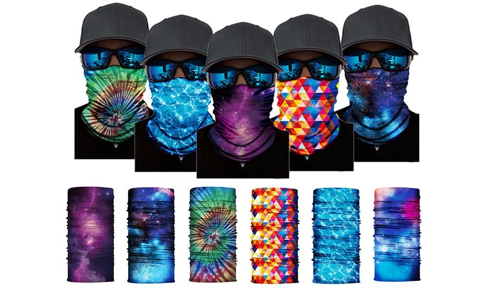 Cycling Mask Neck Tube Warmer Reusable Windproof Scarf UV Resistance Outdoor Sports Washable Face Neck Mask Cover(Yellow) โ image 2