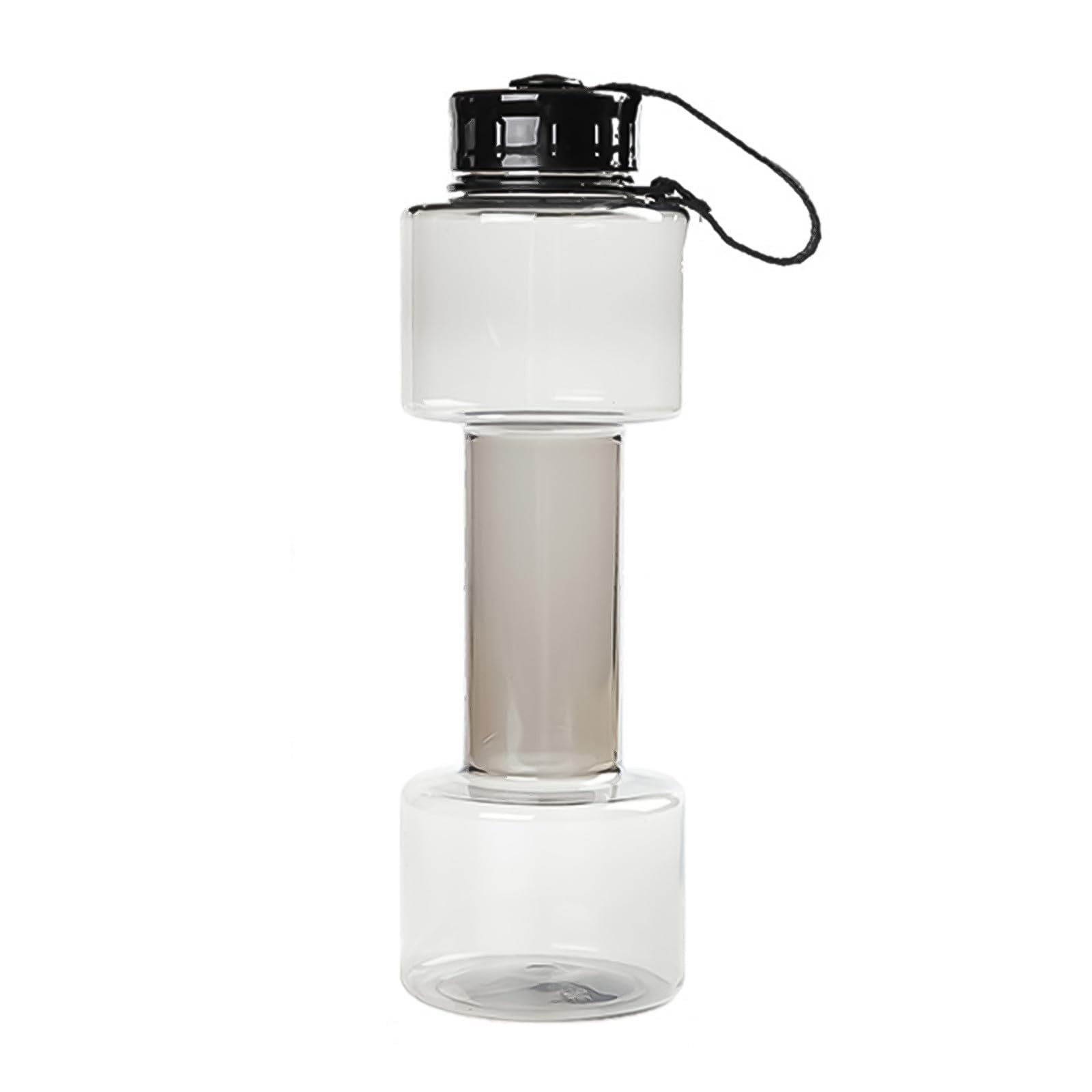 Portable Kettle, Water Bottle Multifunctional Water Bottle Dumbbell Shaped Drinking Bottles Leakproof Bottle Drinking Bottle for Gym School Cycling Outdoor
