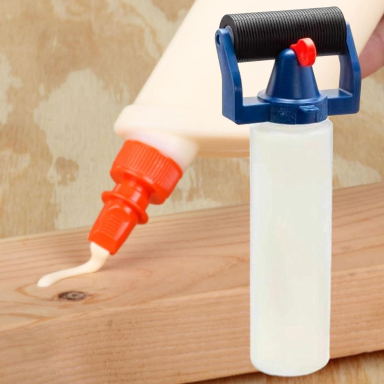 Wood Glue Roller Bottle, Glue Container Dispenser,Glue Spreading Woodworking Tool with Wood Glue Applicator Roller Dispenser — image 5