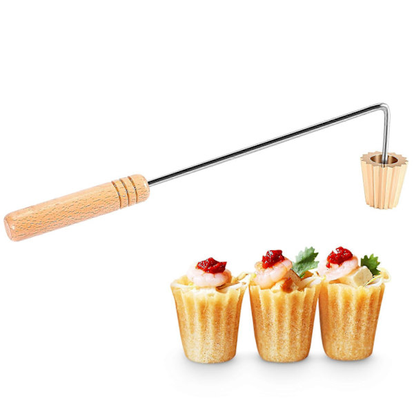 ZLD(pt)Malaysian Pie Tee Maker Nyonya Top Hats Mold for Baking Egg Cake Mold Reusable Deep Fried Snack Tool Kit — image 2