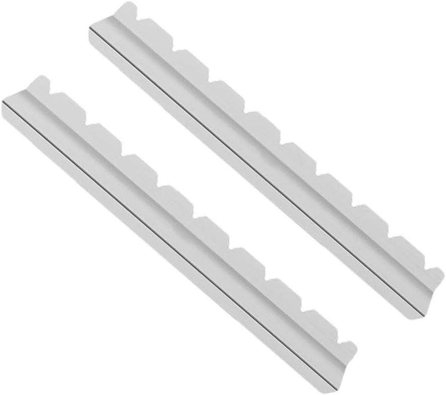 Stainless Steel Kebab Rack for BBQ Skewers, Shish Kabob Grilling Holder, 1 Pair