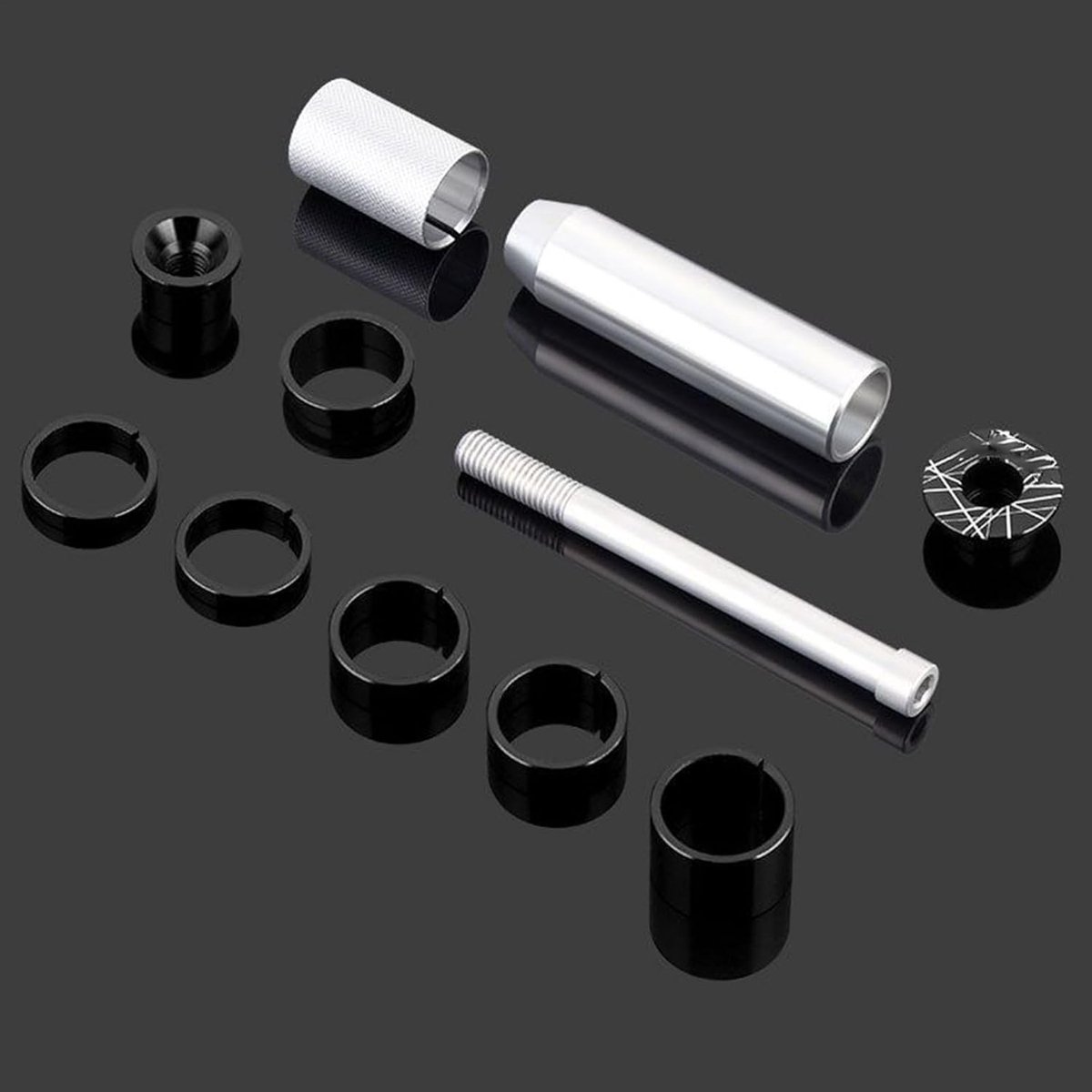 Stem Extender - Professional Stem Extender - Bicycle Handlebar Riser - Comfortable Cycling - Sturdy - Non-deformable - Comfort - Stability Performance - Ideal
