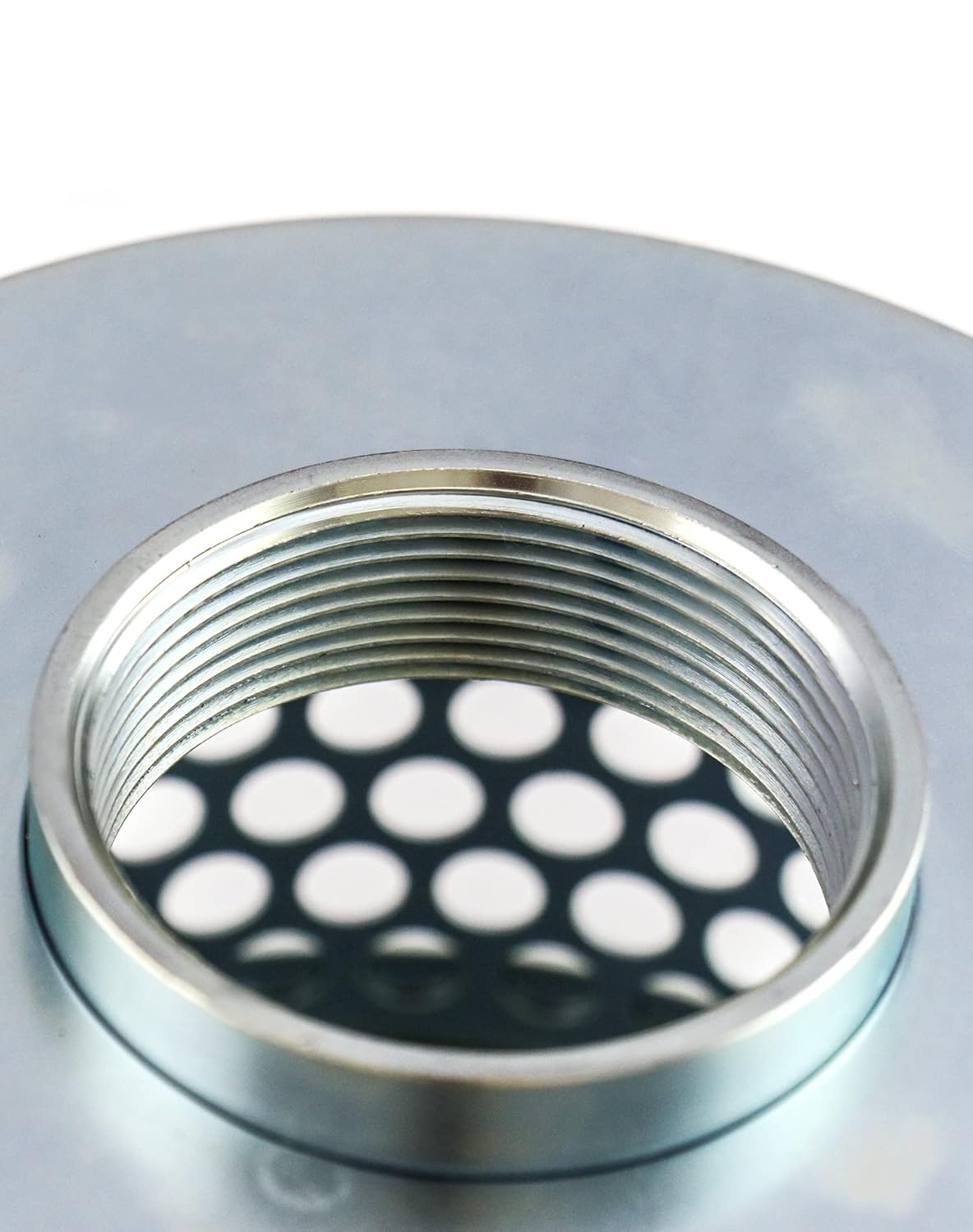 2" Round Hole Suction Strainer Filter for Pumps, Steel Plated Thread Size 2 Inch, Reduces Solids Entering Pump โ image 4