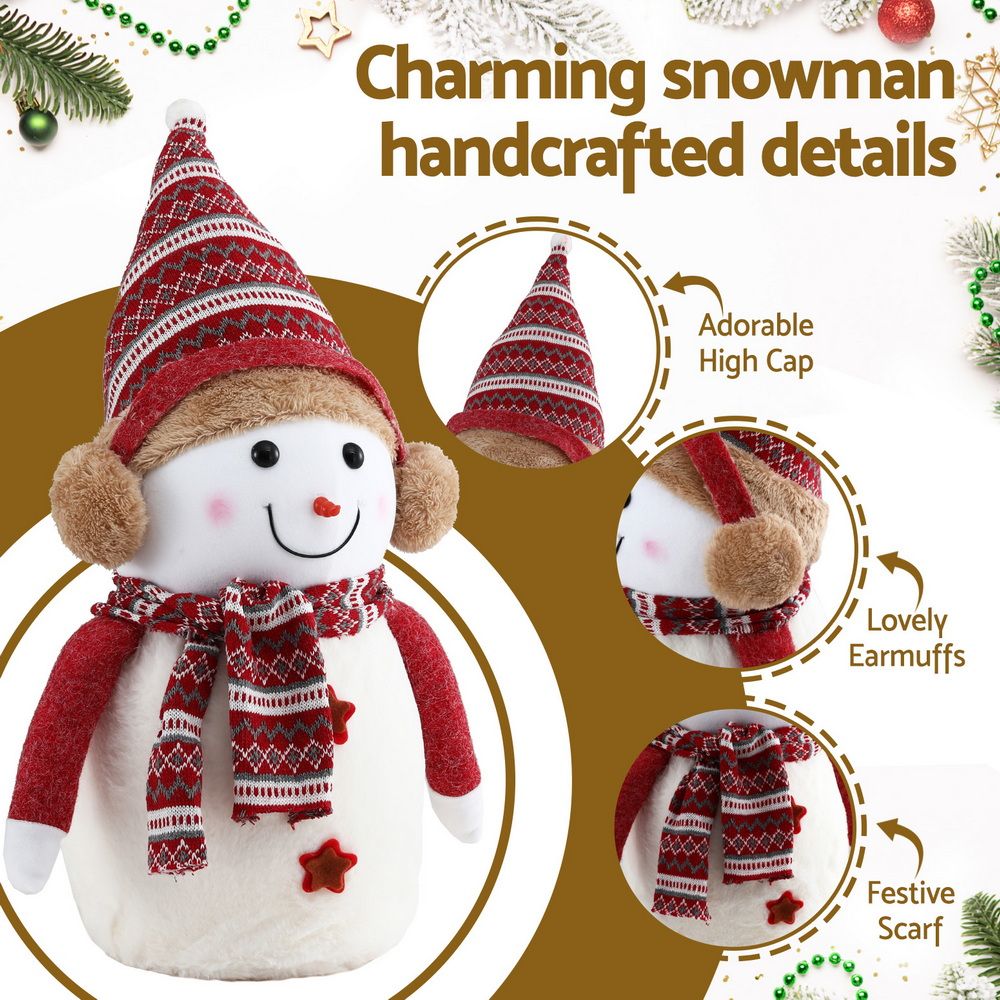 Jingle Jollys Christmas Snowman Handicraft Ornaments Party Decorations 60cm โ image 5