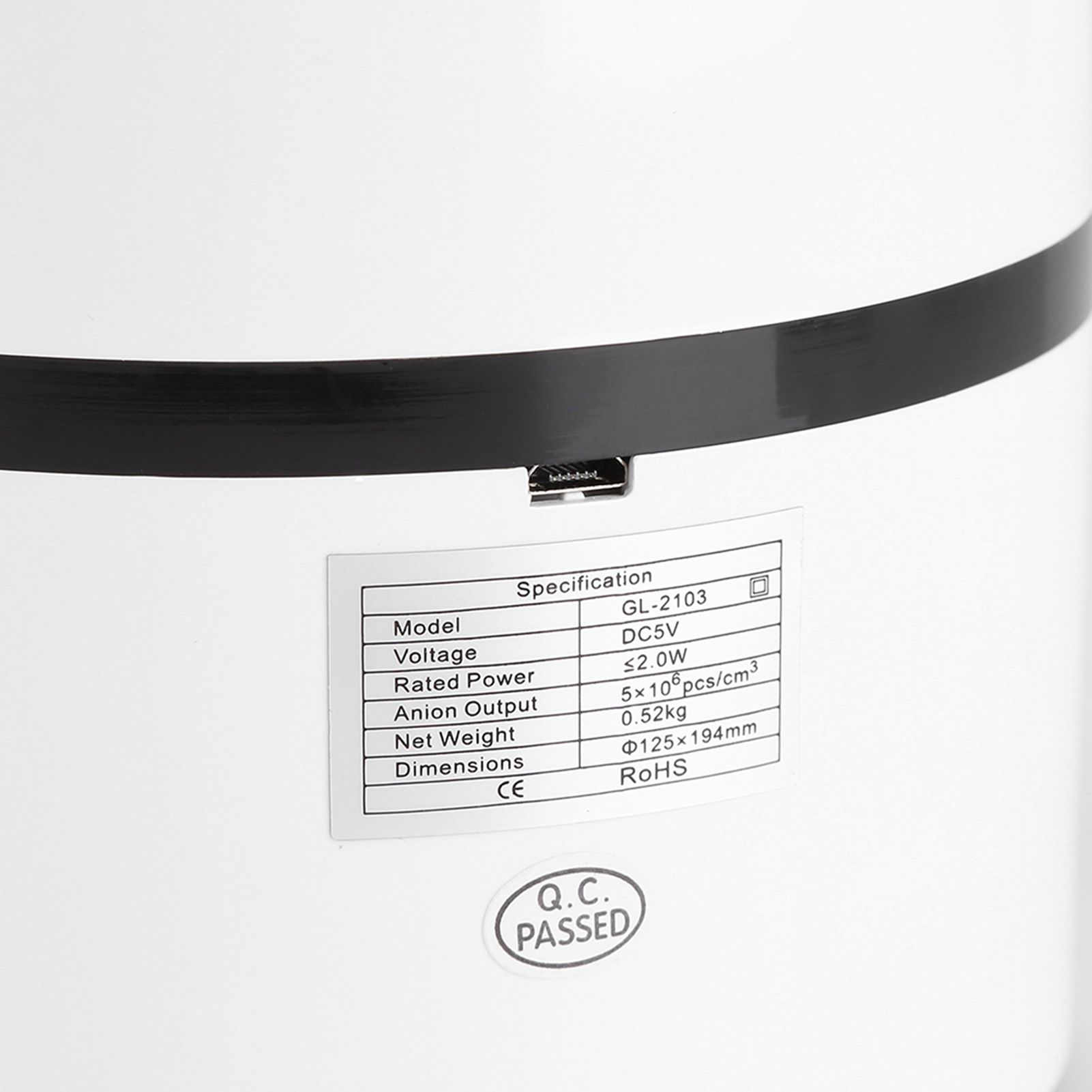 Desktop Anion Sterilization USB Air Purifier Cleaner Odor Smell Bacteria Remove with Filter — image 6
