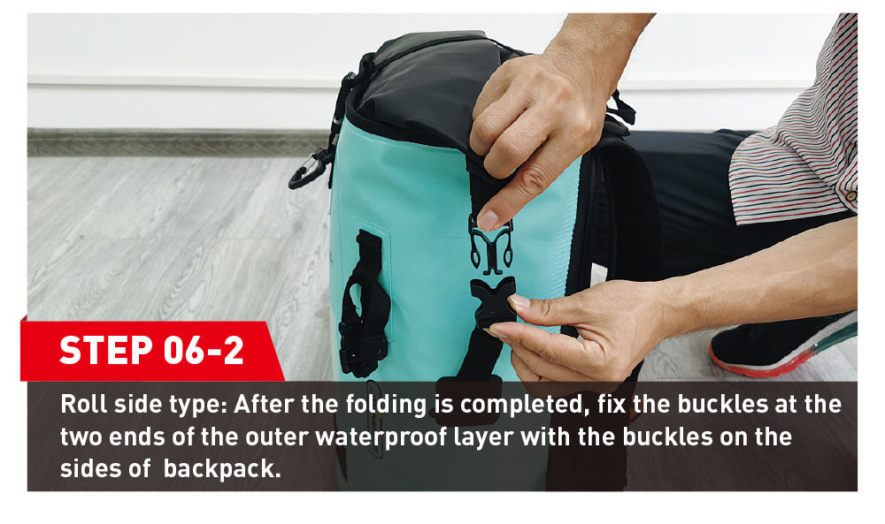 NOOYAH IPX8 Waterproof Bike Cycle Outdoor Sports Backpack Double-Layer Waterproof Bag YELLOW โ image 5
