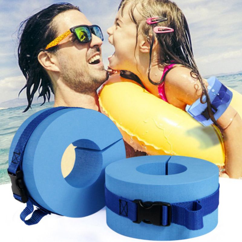 Swim Arm Band Set, Foam Swim Aquatic Cuffs,Water Aerobics Float Ring,Swim Float Sleeves Arm Float Armlet,Ankles Arms Belts — image 3