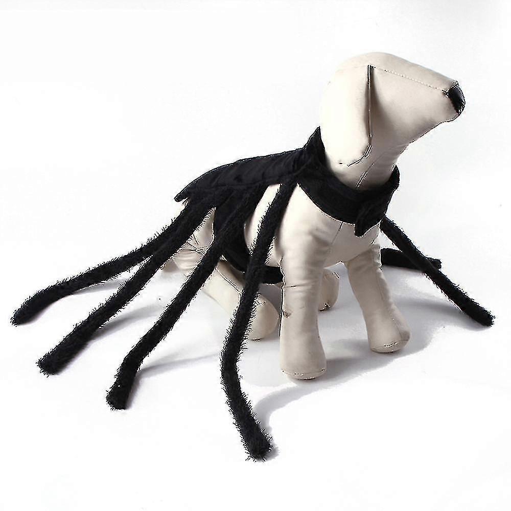 Halloween Adjustable Dog Cat Spider Costume Realistic Plush Spider — image 2