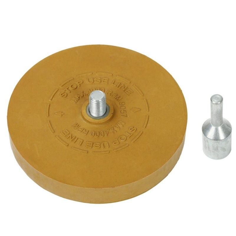 Car Decal Remover Pneumatic Rubber Remover Wheel Film Glue Removal Eraser Scraper Plate Paint Cleaner Polishing Tool — image 4