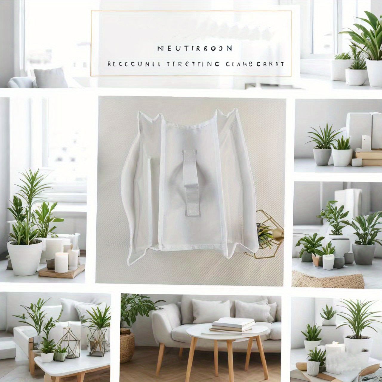 Bathtub Hanging Storage Bag, Quick Dry Breathable Nylon Mesh Pouch, Zippered Bath Item Organizer for Bathroom, White โ image 3