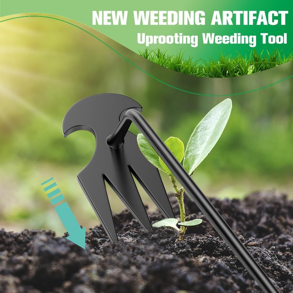 Weed Puller Tool Garden Weed Pulling Tool Weeding Artifact Uprooting Weeding Tool Garden Planting Weeding Tools (30 cm) — image 4