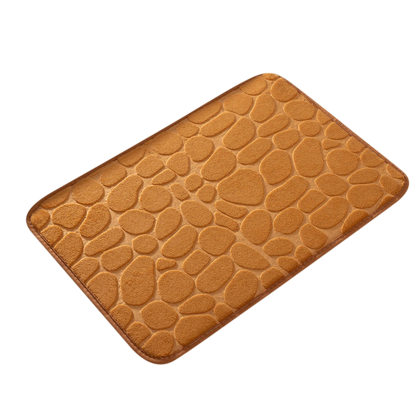 Bathroom Rugs - Ultra Absorbent Non-Slip Floor Bath Mat, Super Soft Shower Mat for Bath Tub, Machine Washable 16 × 24" (Brown) #B-Khaki — image 3