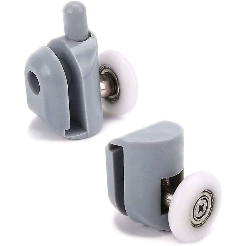 Shower Door ROllers 8 Pieces Shower Door ROllers 23Mm Shower Door ROllers Shower Cabin ROllers For Bathroom, 4 Upper — image 3