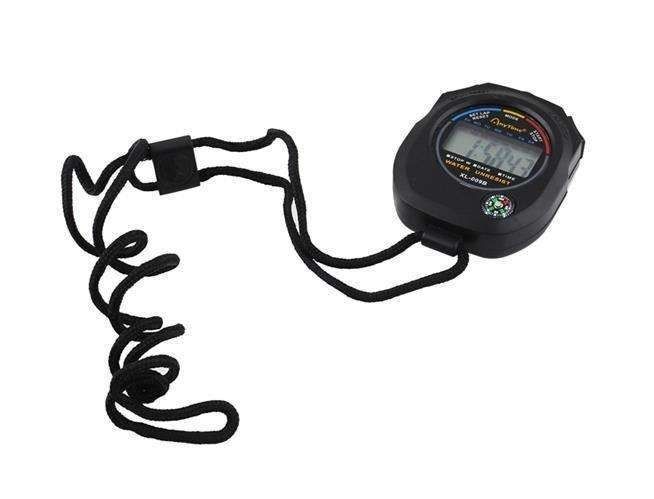 Digital Stopwatch Multifunctional with Built-in Compass, Black — image 3
