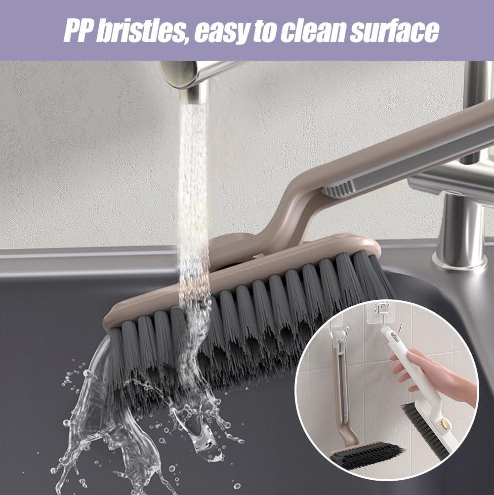 Multi-Function Rotating Crevice Cleaning Brush, 360° Rotating No Dead Corners Crevice Gap Brush Hard Bristle Crevice Gap Cleaning Brush, Household Cleaning — image 5