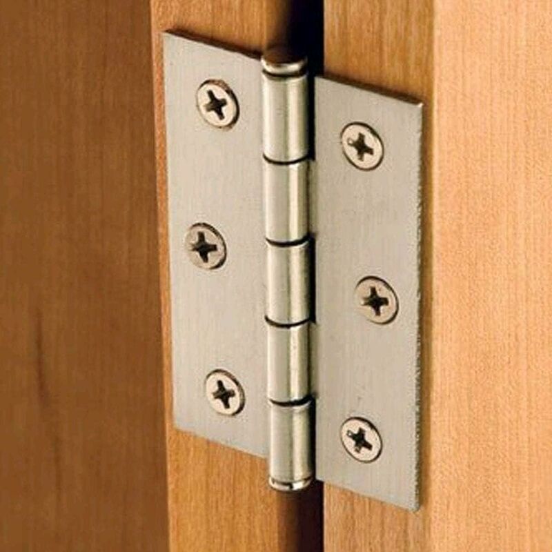 10 Pcs Charnieres Stainless Hinge Piano Pliantes Bandeau of Hinge of Door of Furniture Hinge with 6 Trous of Mounting Connecteurs for Jardinier, 48 mm โ image 4