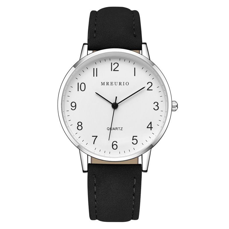 MREURIO Men's Quartz Watch 38mm Mineral Glass Men's Black Belt โ image 6