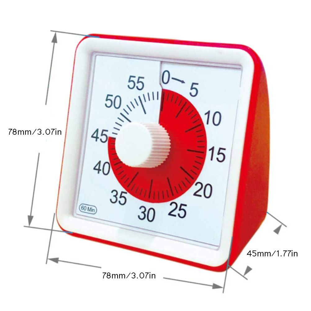 Visual Analog Timer Silent Countdown Classroom or Meeting Countdown Clock Time Management Tool for Kids and Adults — image 2