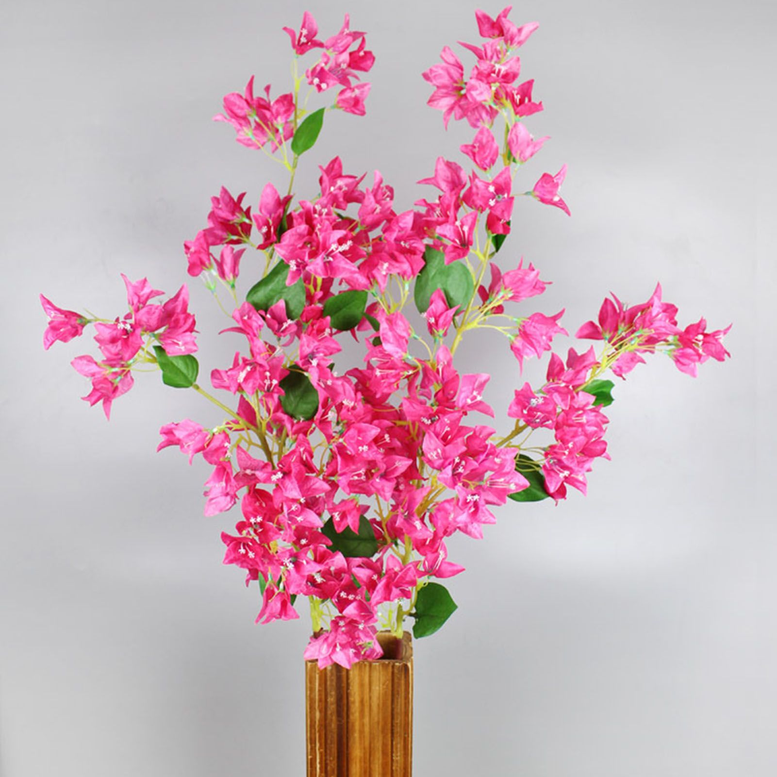 120cm Artificial Silk Bougainvillea Branches Faux Rose Red Bougainvillea with Iron Wire Stems for Wedding Decoration โ image 5