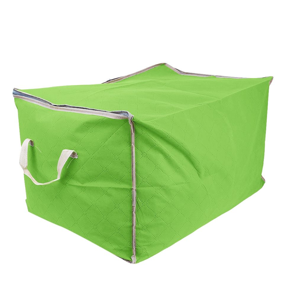 Foldable Clothing Organizer Clothing Storage Box For Clothes Underbed Dustproof Bag Green — image 3