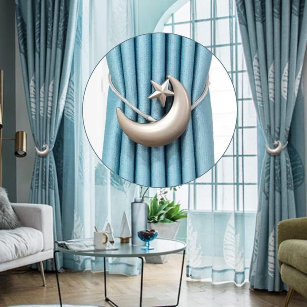 2 pcs Magnetic Curtain Ties Clips for Attachment and Fixation, Decorative and Practical — image 3