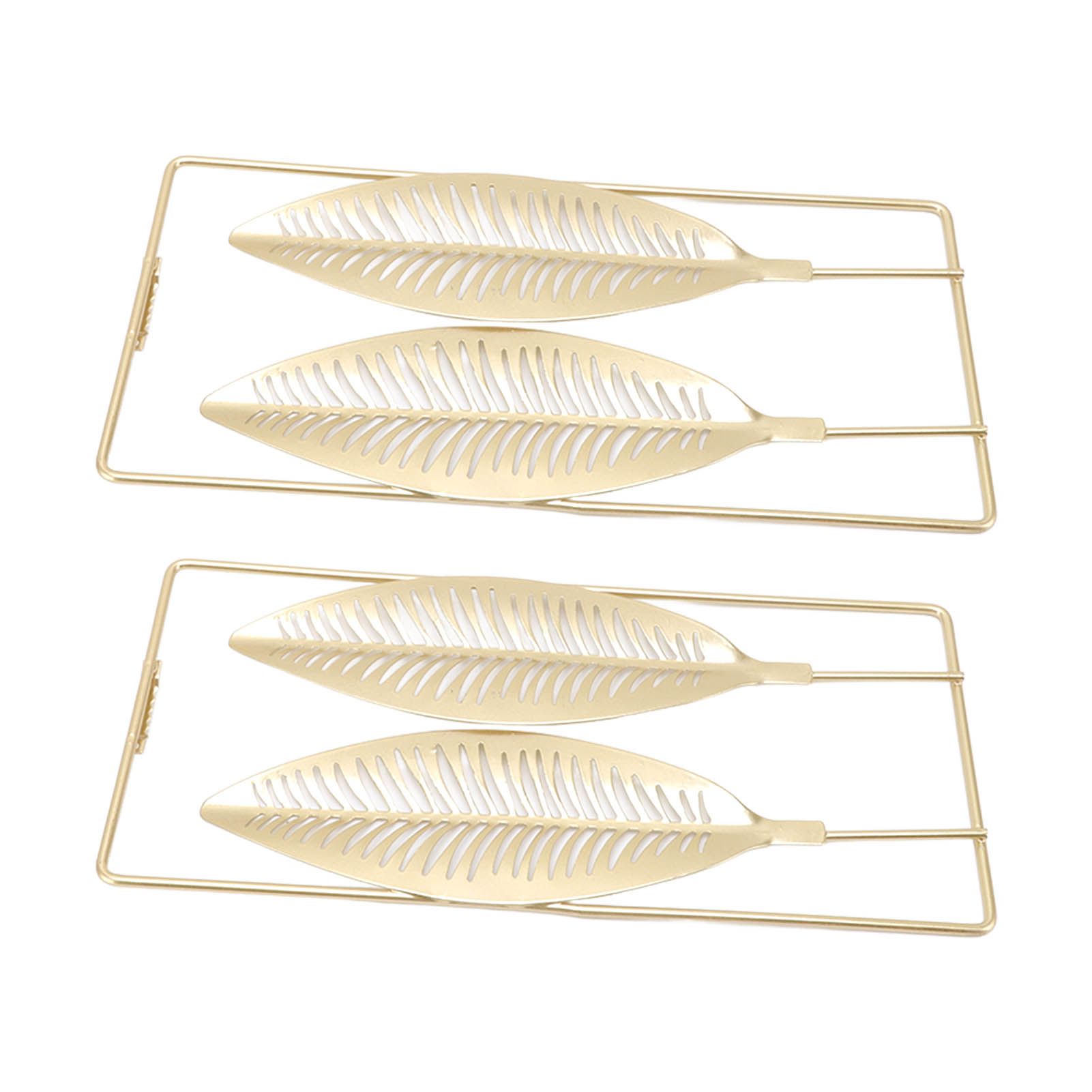 2Pcs Gold Wall Sculptures Metal Wall Decor with Frame for Living Room Bedroom Office Study — image 5