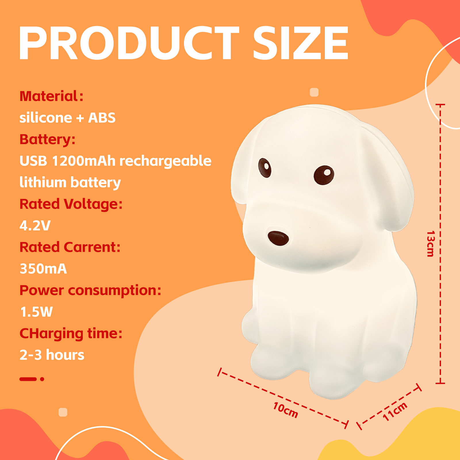 Squishy Dog Night Light — image 4