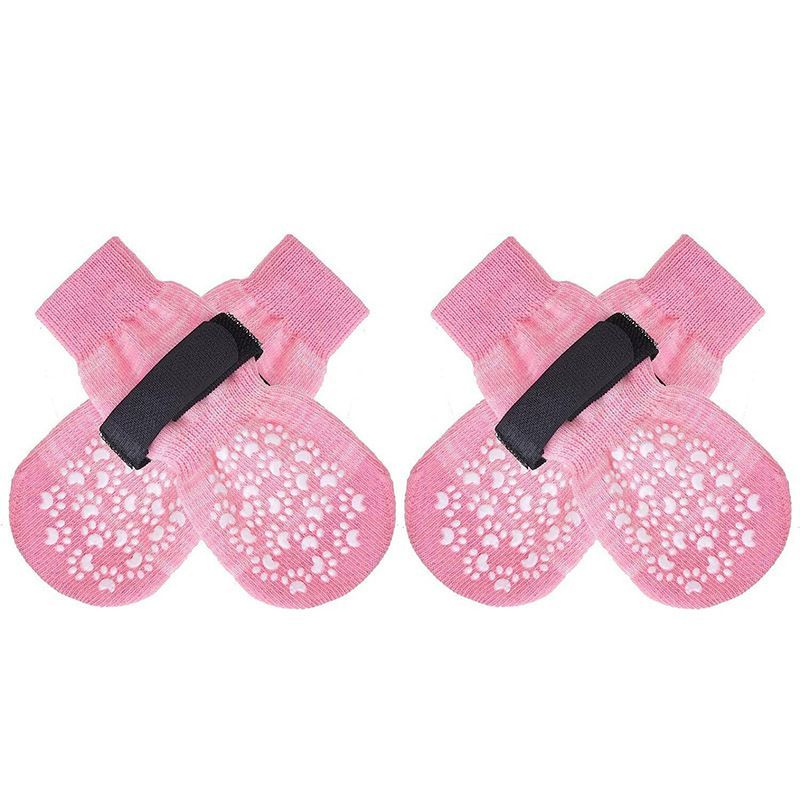 Anti Slip Dog Socks to Prevent Licking Paws, Dog Shoes for Hot Pavement, Dog Booties for Small Medium Large Senior Dogs, Traction Control Boots & Paw