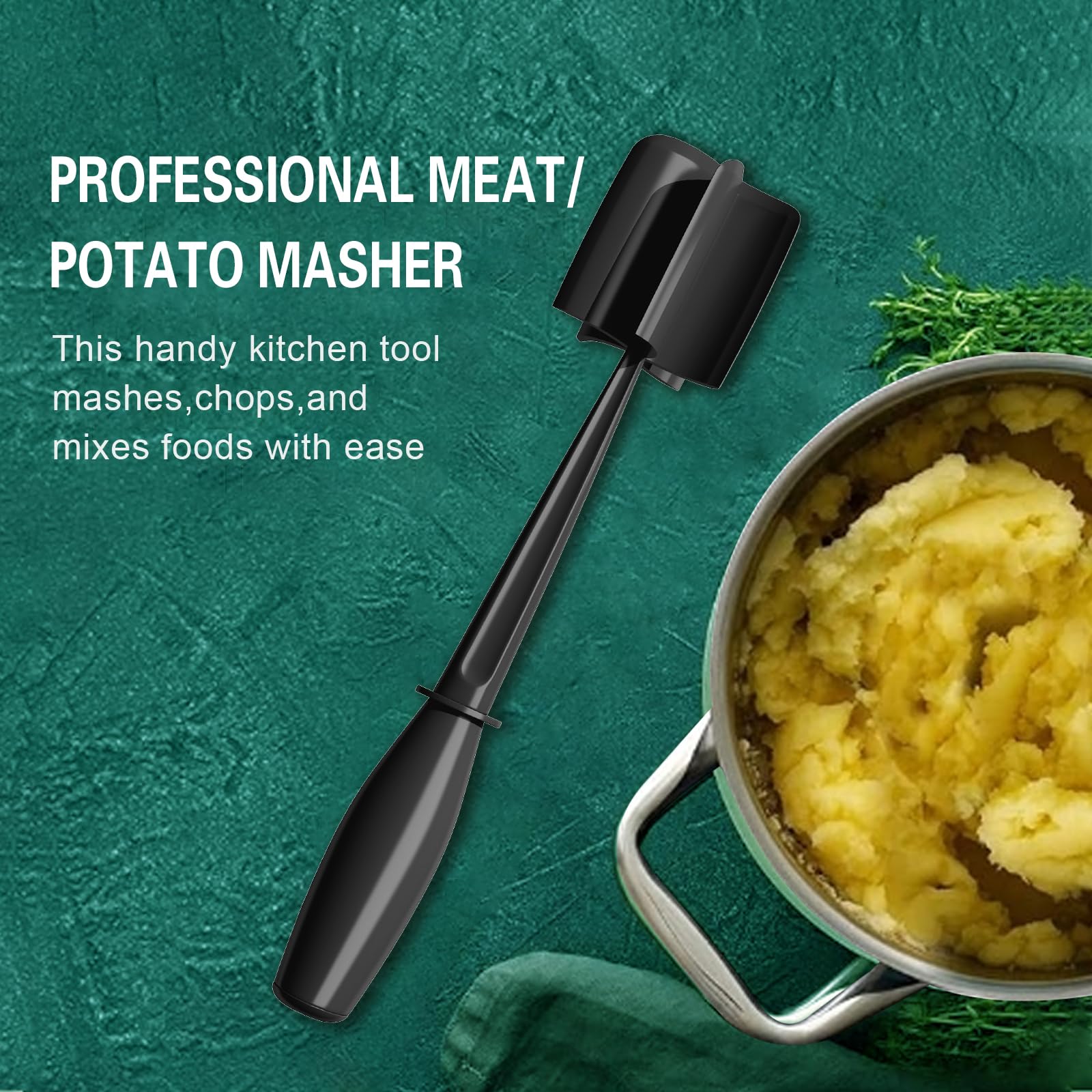 Minced Meat Ruller - Potato Masher - Meat Masher - Mashed Potatoes - Meat Chopper - Kitchen Utensils - Vegetable Masher - Hamburger Chopper - Mashed Potato โ image 5