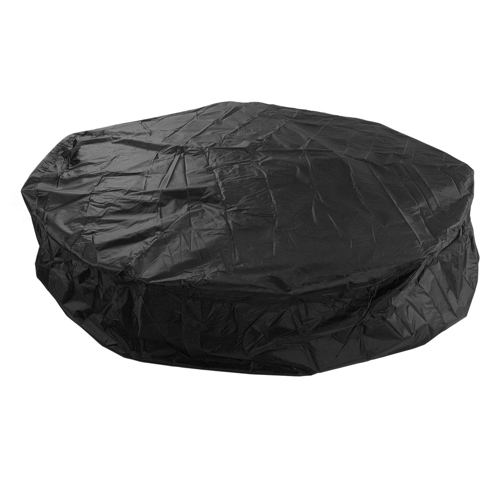 Outdoor Furniture Dust Covers Round Bathtub Cover 190 Silver Polyester Taffeta Hot Tub Waterproof Cover 190x90cm Black โ image 4
