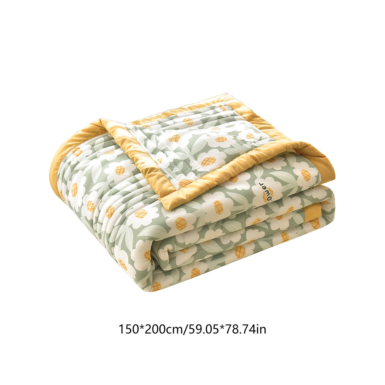 Quilts for Queen Bed Light Bedspreads,Soft Bed Summer Quilt Lightweight Microfiber Bedspread,Modern Style Flowers Pattern Coverlet for All Season multicolor H — image 5