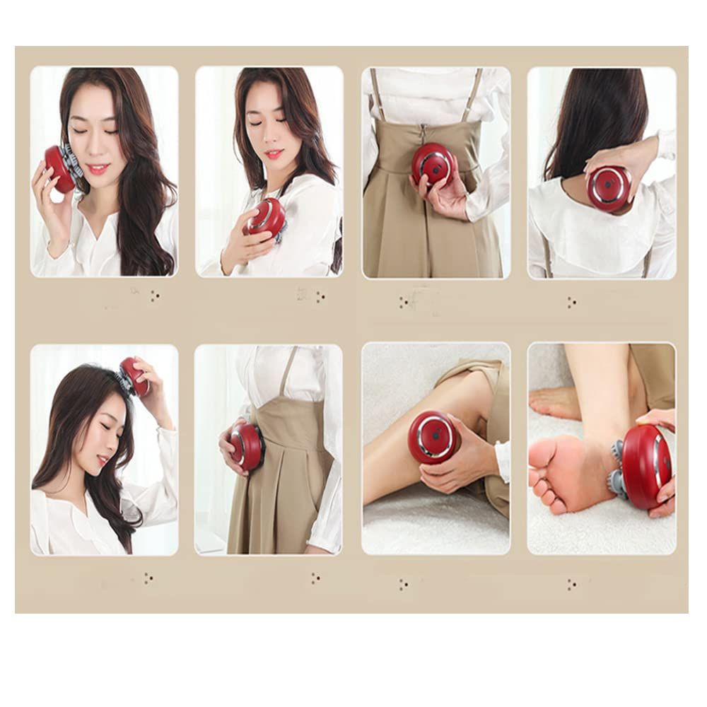 Electric Head Massager A Hand-held Portable Head Massager for Hair Care and Head Relaxation Provides a Pressure Relief Massager — image 4