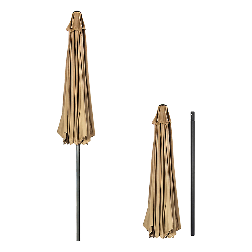9FT Patio Umbrella Outdoor Garden Table Umbrella with 8 Sturdy Ribs โ image 5
