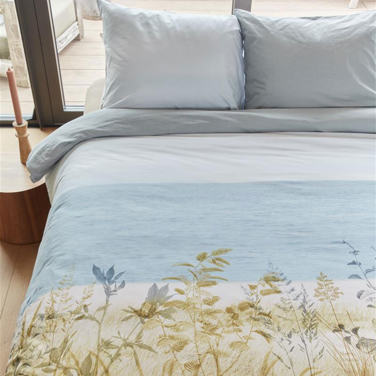 Bedding House Dunes Natural Cotton Quilt Cover Set Queen โ image 3