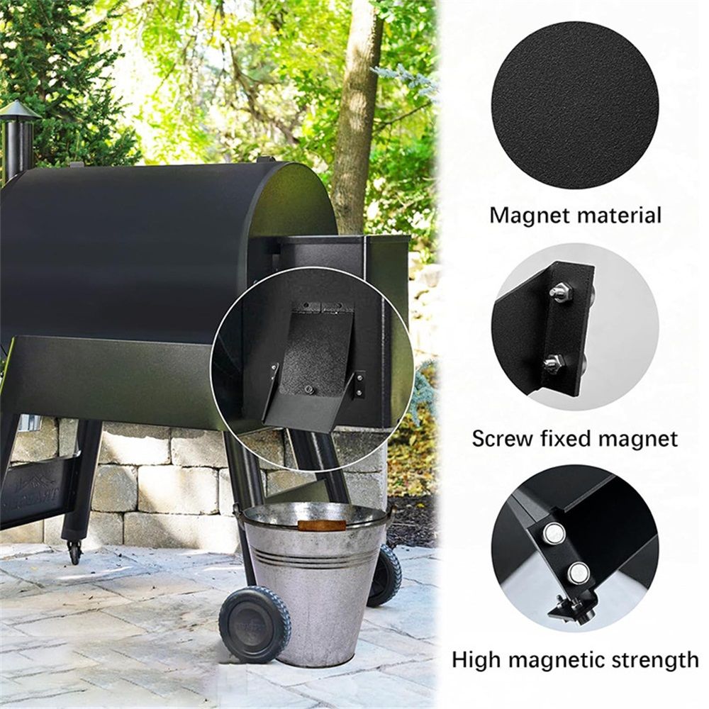 Pellet Helper Chute for Smoker Grill, Magnetic Helper Chute for BBQ Grills, No Need to Pick Up Fallen Pellets, Accessories for Traeger — image 3