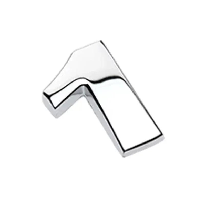 A-Z Alphabet Letters Car Sticker Self Adhesive Auto Badge Emblem 3D Chrome Good - Number 1
