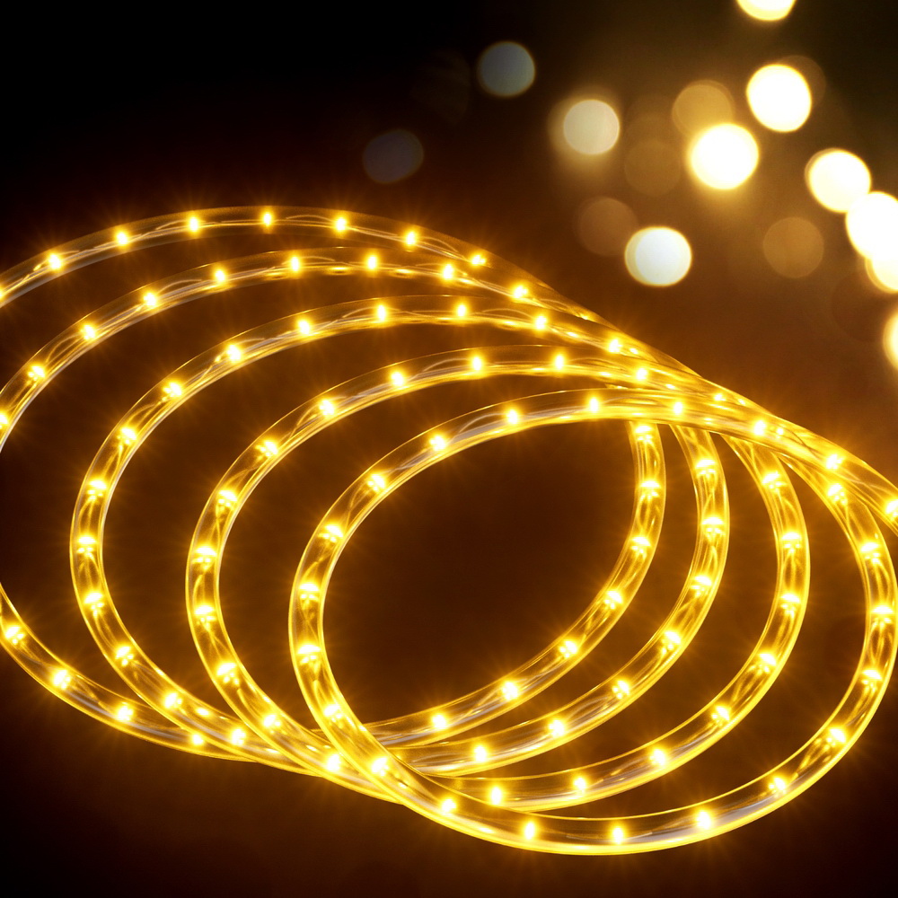 Jingle Jollys 20M Christmas Lights String Rope Light Decorations 600 LED Warm — image 6