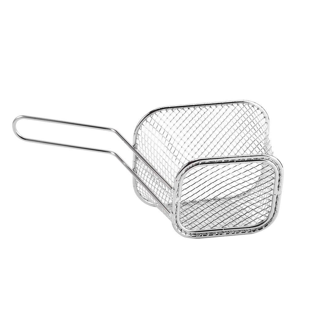 8Pcs Mini Stainless Steel Chips Deep Fry Baskets Food Presentation Strainer Potato Cooking Tool โ image 4