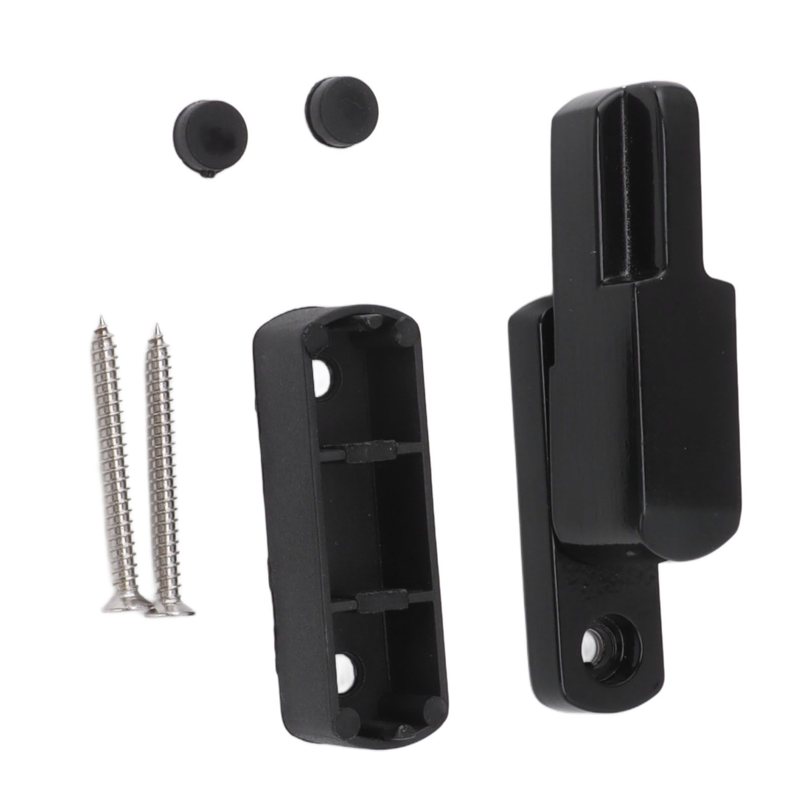 Window Sash Lock Aluminum Alloy T Type Sliding Window Latch Child Proof Safety Lock for Home Security Black โ image 4