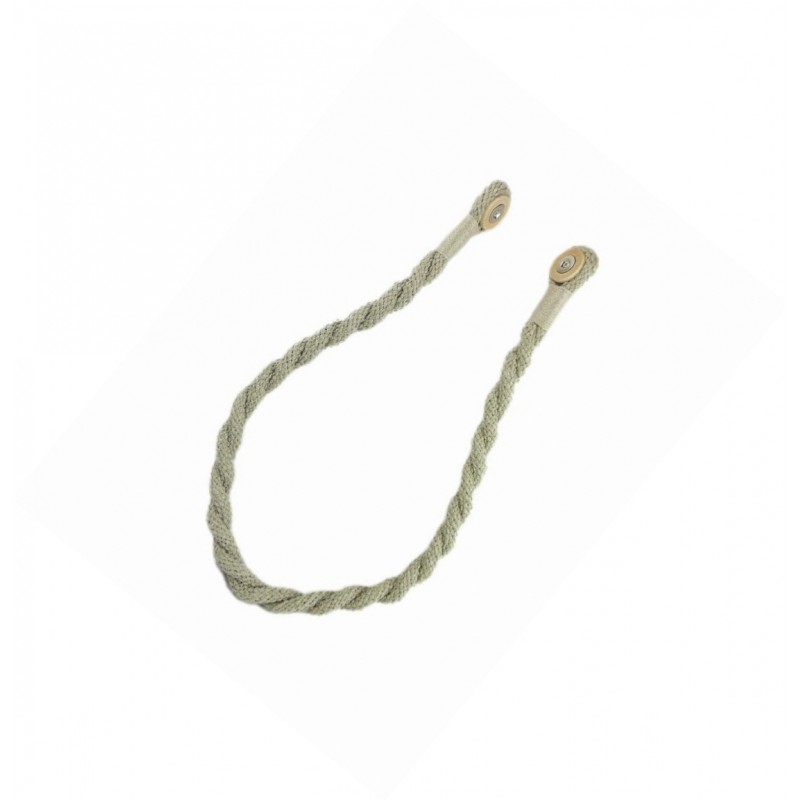 Magnetic weaved rope tieback Linen — image 2